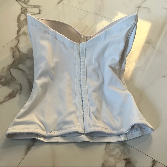 Va Bien White Seamless Hourglass Bustier 34D - Bridal, Wedding, Shapewear - Picture 8 of 8
